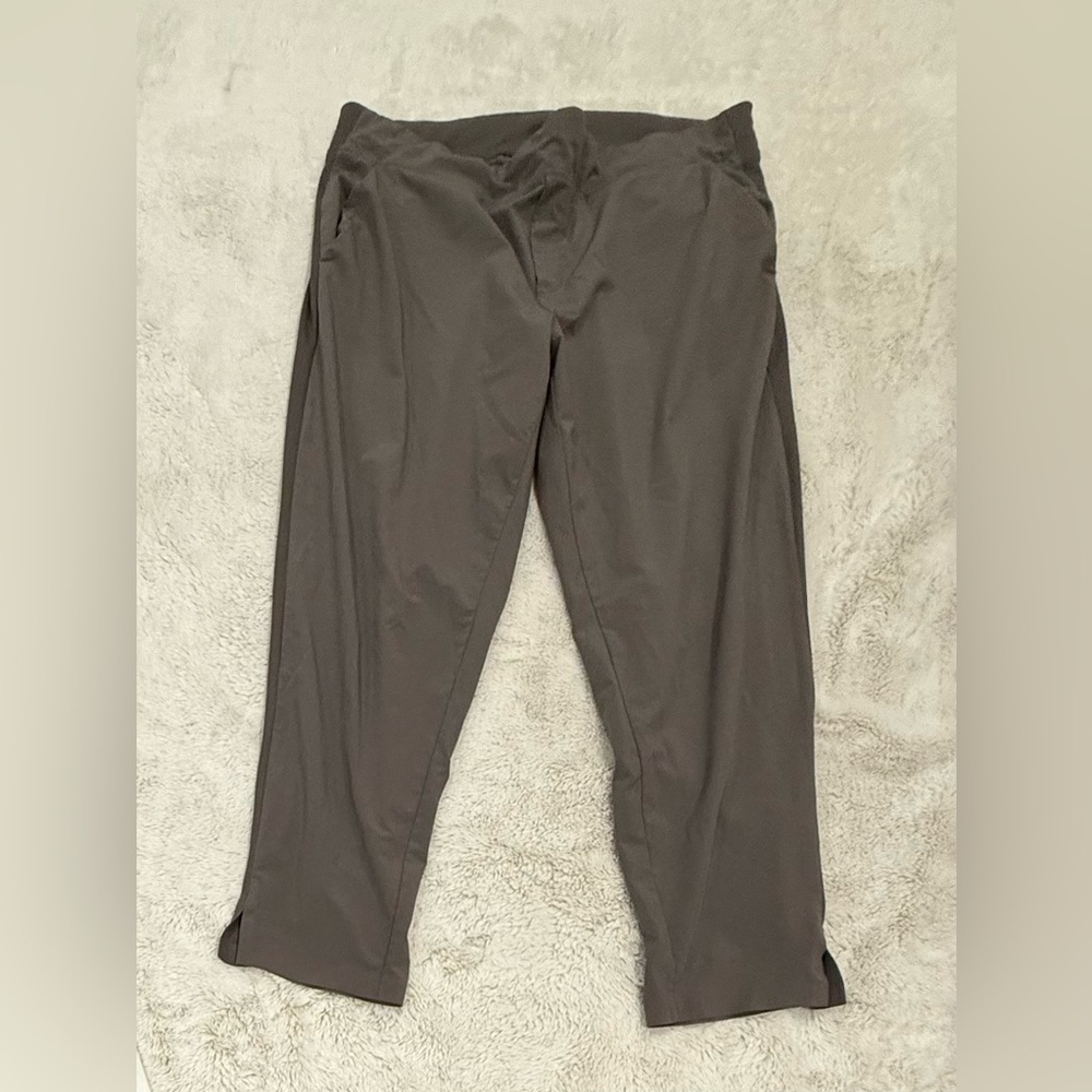 **Athleta Brooklyn Mid Rise Stretch Pants – Women’s 16, Gray**